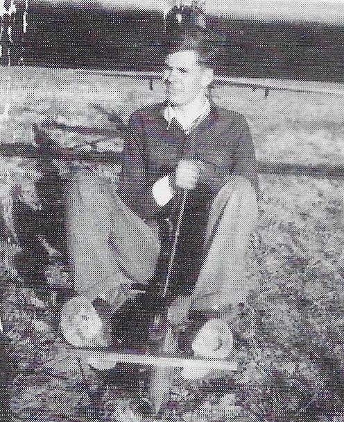 Ed Seymour in Northrop primary glider