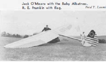 Jack O'Meara with Baby Albatross