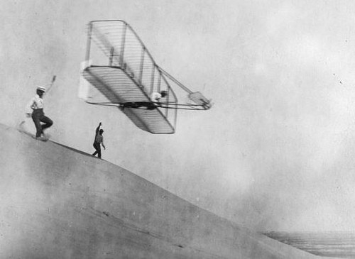 Wright brothers' glider.