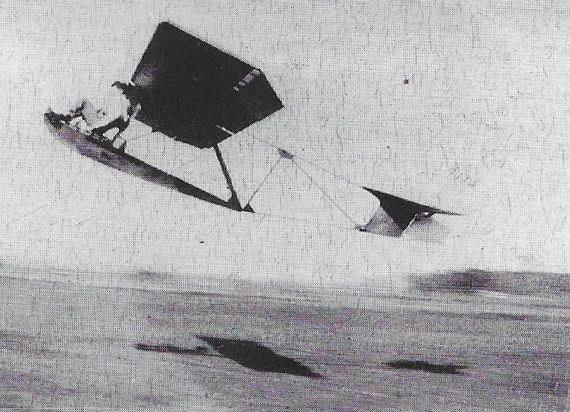 Ed Seymour in Northrop primary glider